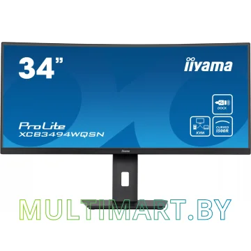 Монитор Iiyama ProLite XCB3494WQSN-B5